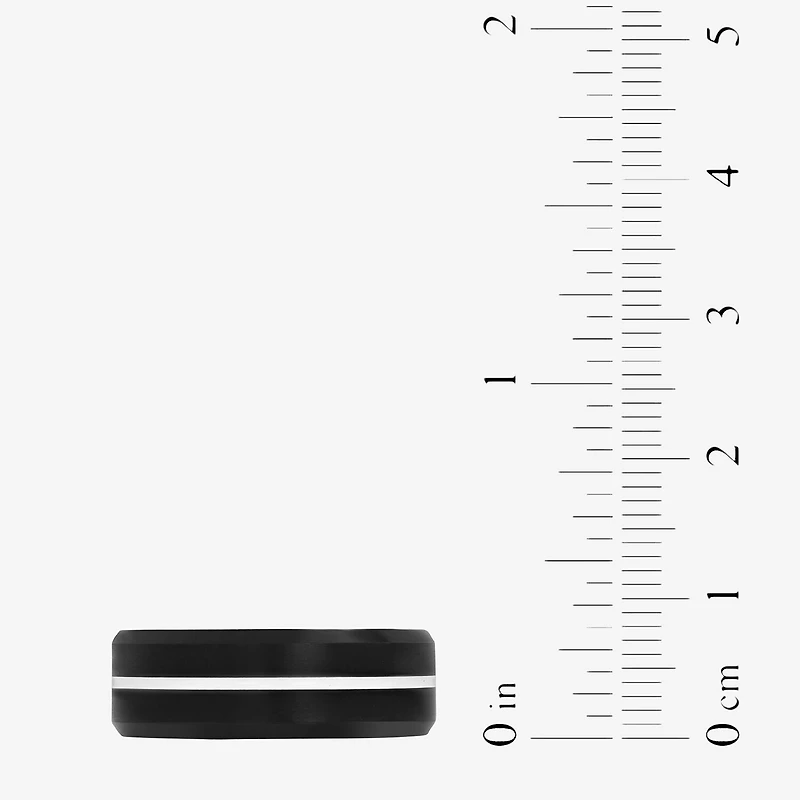 Mens 8MM Tungsten Wedding Band