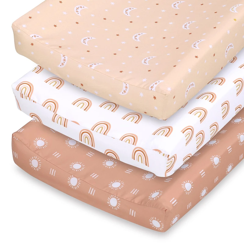 The Peanutshell Boho 3-pc. Changing Pad Cover