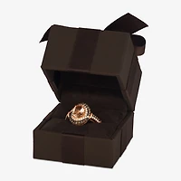 Le Vian® Ring featuring 1 1/3 CT. Peach Morganite™ Chocolate Diamonds® 1/4 Nude Diamonds™ set 14K Strawberry Gold®
