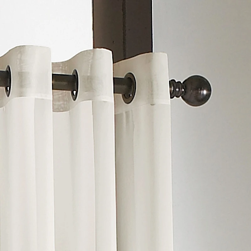 CHF Soho Voile Grommet Top Sheer Single Curtain Panel