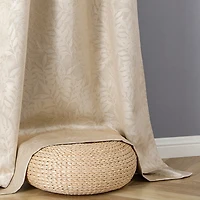 Regal Home Pascal Grommet Top Energy Saving Embossed Blackout Set of 2 Curtain Panel