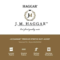 Haggar JMH Premium Mens Stretch Fabric Classic Fit Suit Jacket