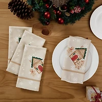 Avanti Gingerbread Village 4-pc Napkin