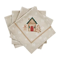 Avanti Gingerbread Village 4-pc Napkin