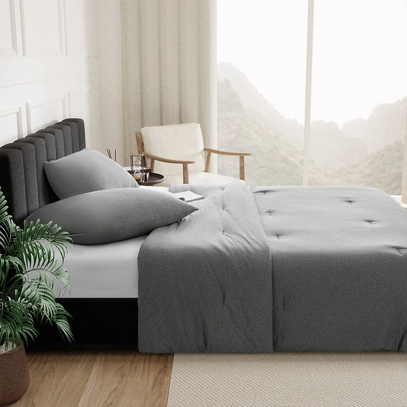Awesome Home™ Soft Jersey Comforter Set ZZ Top Midweight Reversible Easy Care