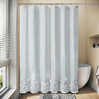 Awesome Home™ Floral Ruffle Shower Curtain
