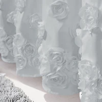 Awesome Home™ Floral Ruffle Shower Curtain
