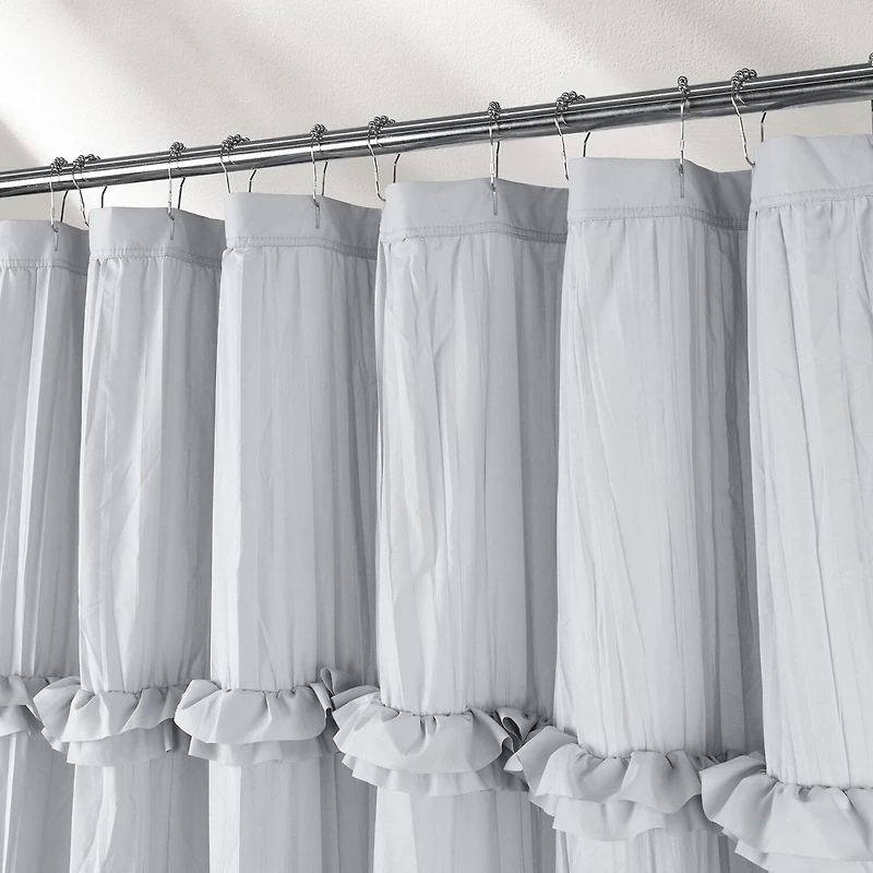 Awesome Home™ Recycled Ruffles And Pleats Shower Curtain