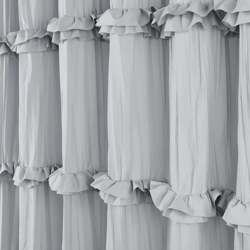 Awesome Home™ Recycled Ruffles And Pleats Shower Curtain