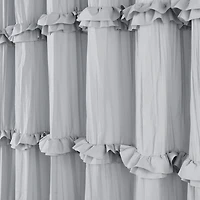 Awesome Home™ Recycled Ruffles And Pleats Shower Curtain
