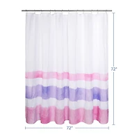 Awesome Home™ Crinkle Stripe  Recycled Shower Curtain