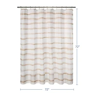 Awesome Home™ Wavy Stripe Recycled Shower Curtain