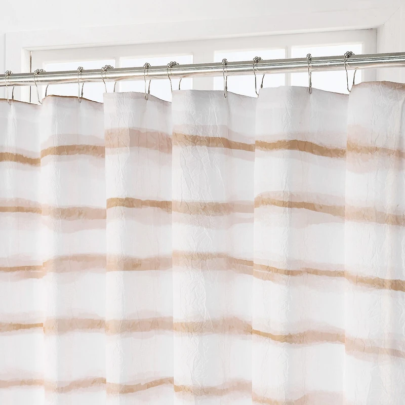 Awesome Home™ Wavy Stripe Recycled Shower Curtain