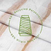 Awesome Home™ Wavy Stripe Recycled Shower Curtain
