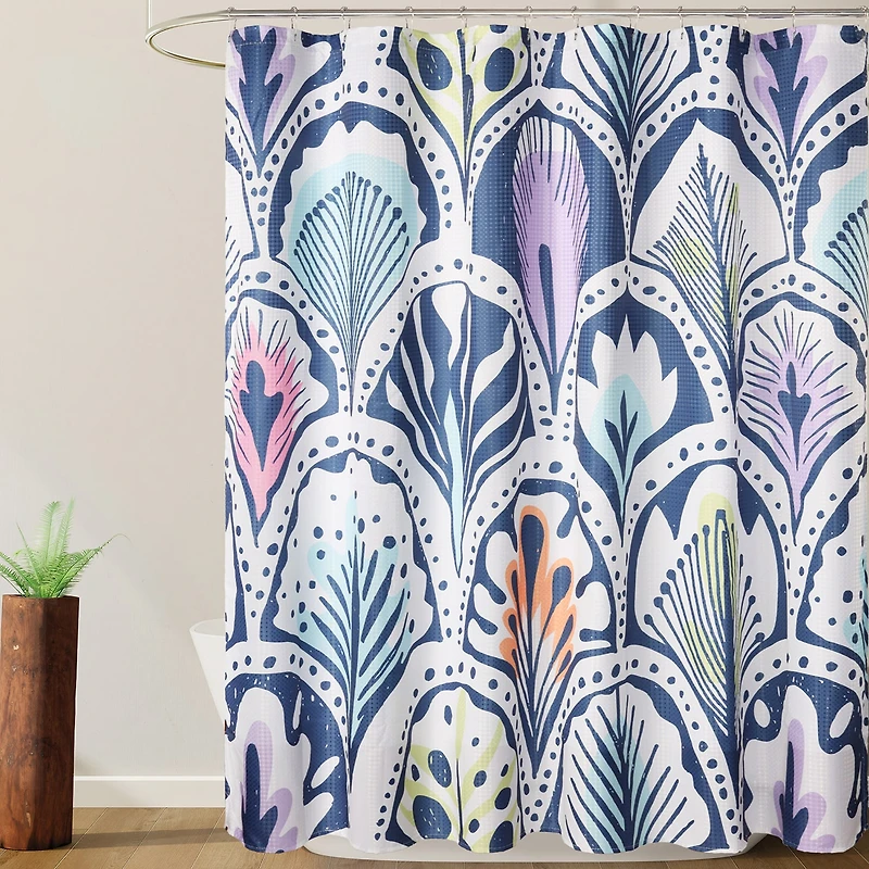 Awesome Home™ Boho Feathers Shower Curtain