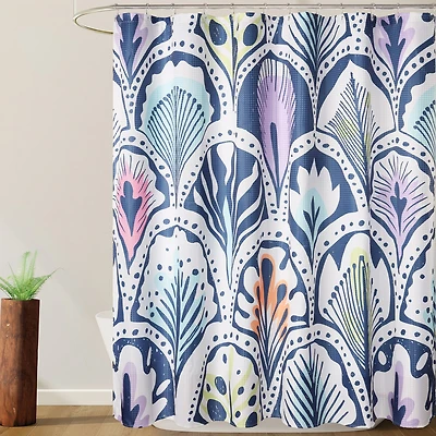 Awesome Home™ Boho Feathers Shower Curtain