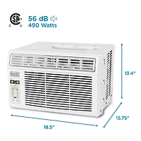 Black+Decker 6000 Btu Ac Window A/C
