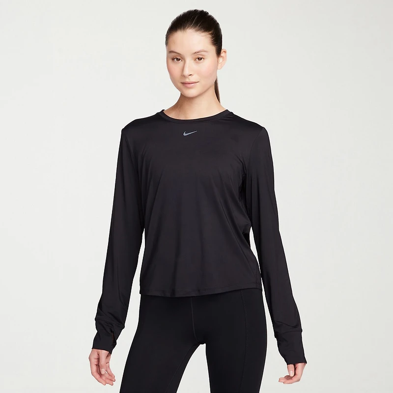Nike Womens Crew Neck Long Sleeve Quick Dry Active T-Shirt