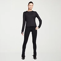 Nike Womens Crew Neck Long Sleeve Quick Dry Active T-Shirt