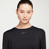 Nike Womens Crew Neck Long Sleeve Quick Dry Active T-Shirt