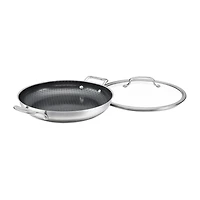Cuisinart Fusion Stainless Steel 12" Everyday Pan with Lid