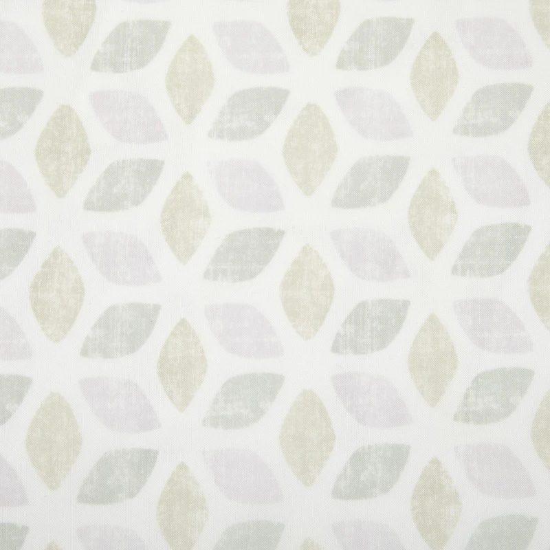 Home Expressions Lisette Geometric Print Rod Pocket Sheer Single Curtain Panel