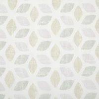 Home Expressions Lisette Geometric Print Rod Pocket Sheer Single Curtain Panel