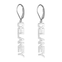 Personalized Gold Drop Earrings