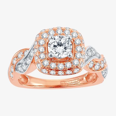 Modern Bride® Signature 1½ CT.T.W. Natural Diamond 14K Rose Gold Infinity Ring