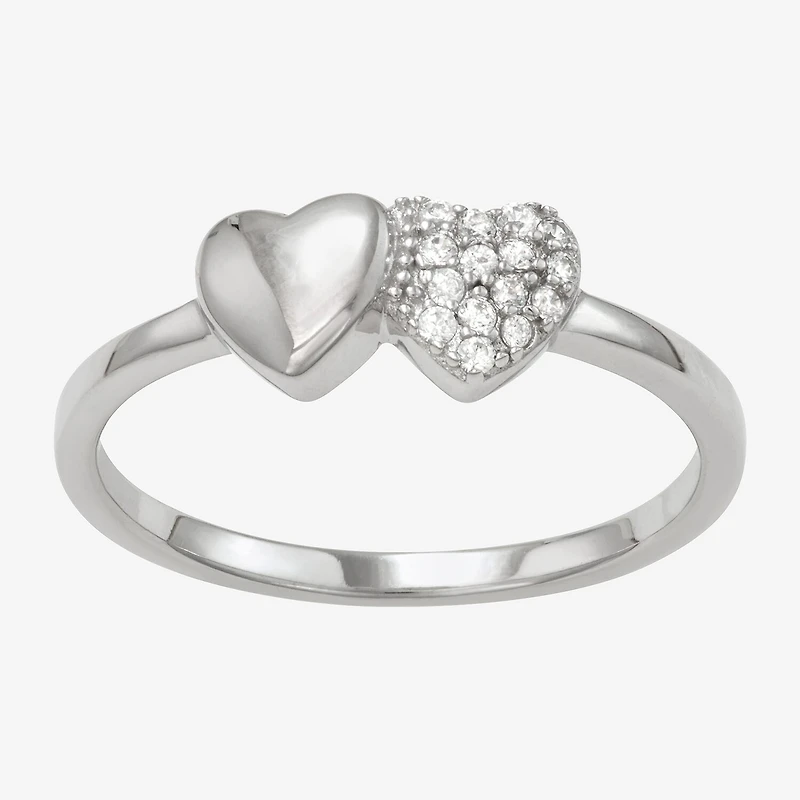 Girls 1/4 CT. Cubic Zirconia Sterling Silver Cocktail Ring