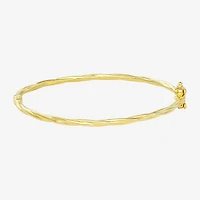Girls 14K Gold Over Silver Bangle Bracelet