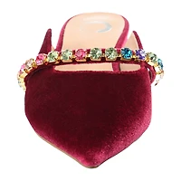 Journee Collection Jewel Womens Pointed Closed Toe Mules
