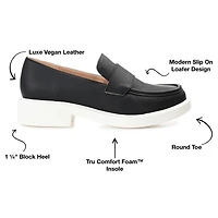 Journee Collection Saydee Womens Moc Closed Toe Loafers