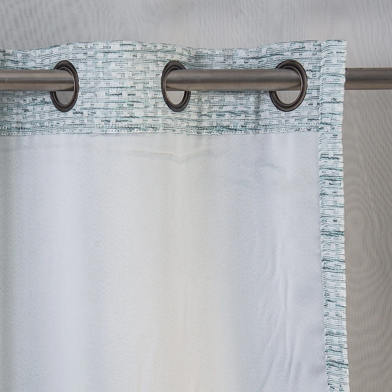 Max Blackout Alexandria Grommet Top Energy Saving 100% Single Curtain Panel