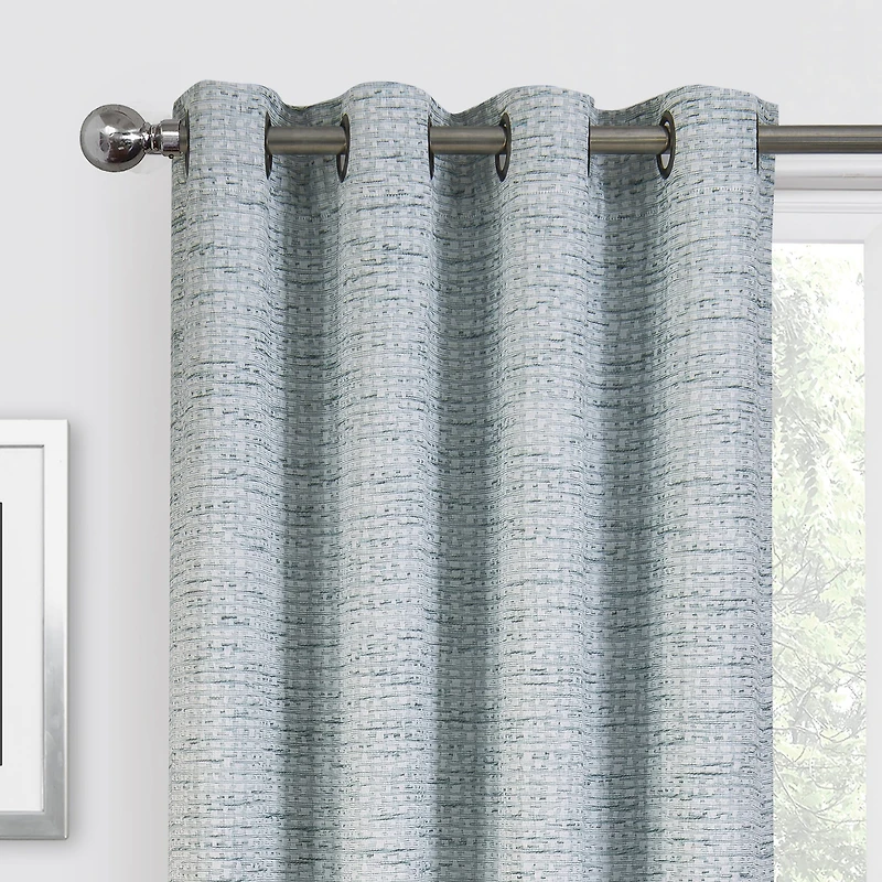 Max Blackout Alexandria Grommet Top Energy Saving 100% Single Curtain Panel