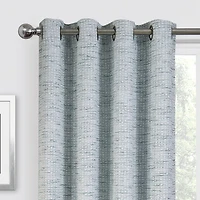 Max Blackout Alexandria Grommet Top Energy Saving 100% Single Curtain Panel