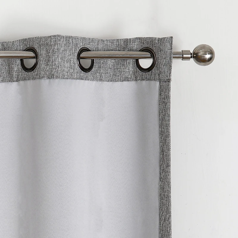 Max Blackout Campbell Grommet Top Energy Saving 100% Single Curtain Panel