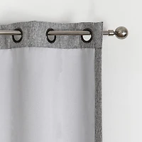 Max Blackout Campbell Grommet Top Energy Saving 100% Single Curtain Panel