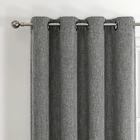 Max Blackout Campbell Grommet Top Energy Saving 100% Single Curtain Panel