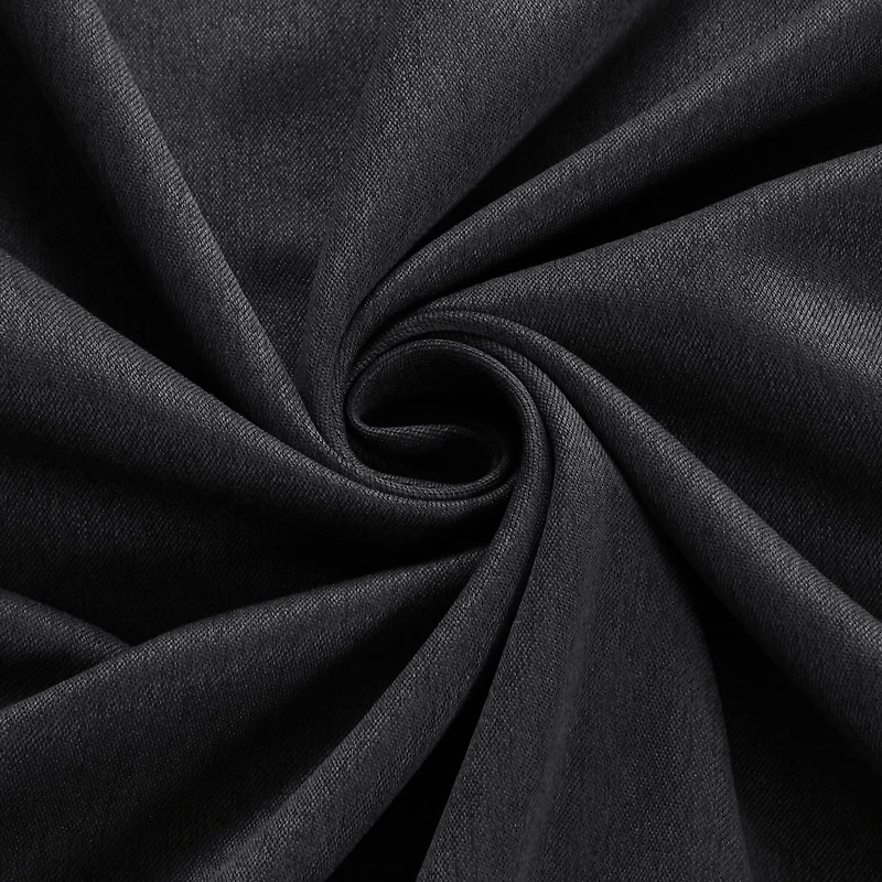 Sun Zero Orleans Grommet Top Energy Saving 100% Blackout Single Curtain Panel
