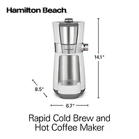 Hamilton Beach Convenient Craft Rapid Cold Brew & Hot Coffee Maker