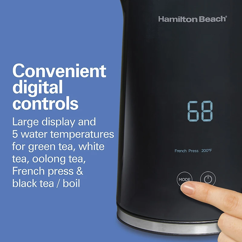 Hamilton Beach 1.7 Liter Cool-Touch Digital Kettle