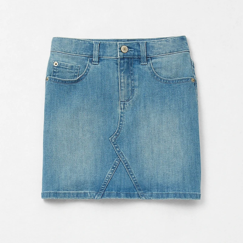 Thereabouts Little & Big Kid Girls Adjustable Waist Midi Denim Skirt