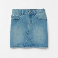 Thereabouts Little & Big Kid Girls Adjustable Waist Midi Denim Skirt