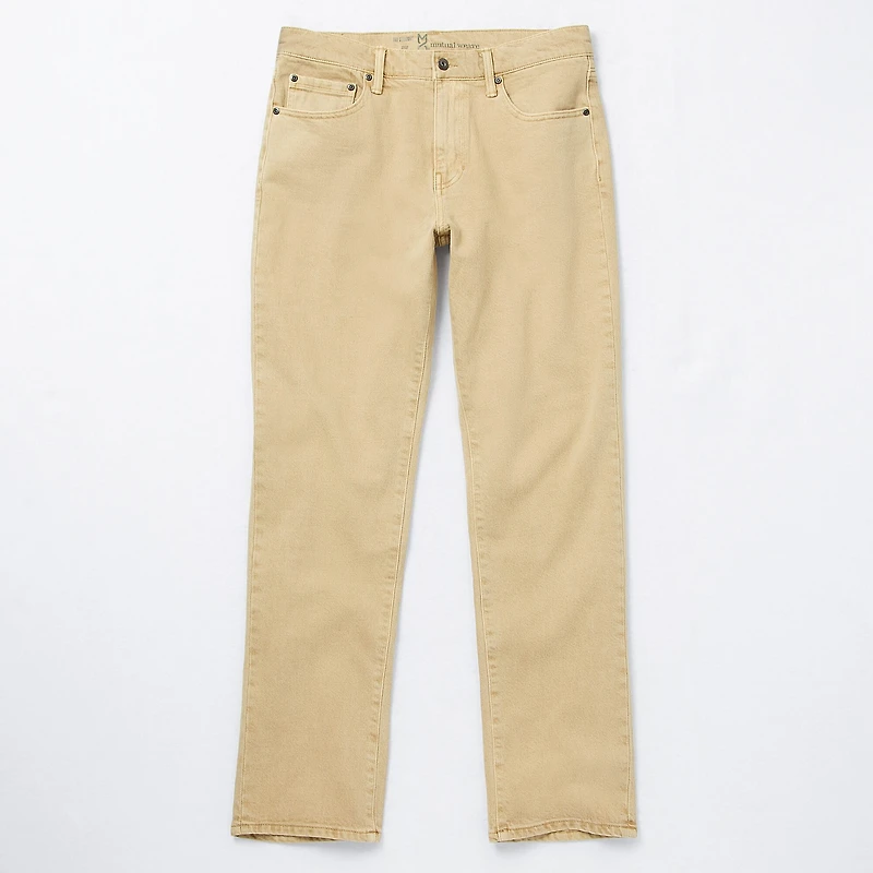 mutual weave Mens Stretch Fabric Straight Leg Jean