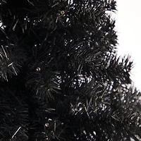 Nearly Natural 3 Foot Black Faux With Lights Halloween Tree