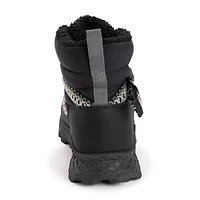 Muk Luks Womens Wren Water Resistant Flat Heel Winter Boots