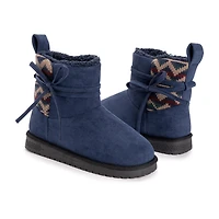 Muk Luks Womens Teenie Flat Heel Winter Boots