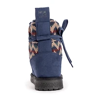 Muk Luks Womens Teenie Flat Heel Winter Boots