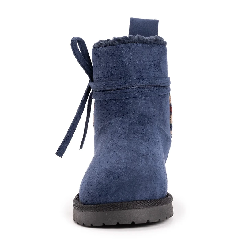 Muk Luks Womens Teenie Flat Heel Winter Boots